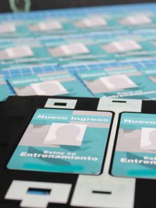 Credenciales impresa en pvc 3mm con inyeccion de tinta