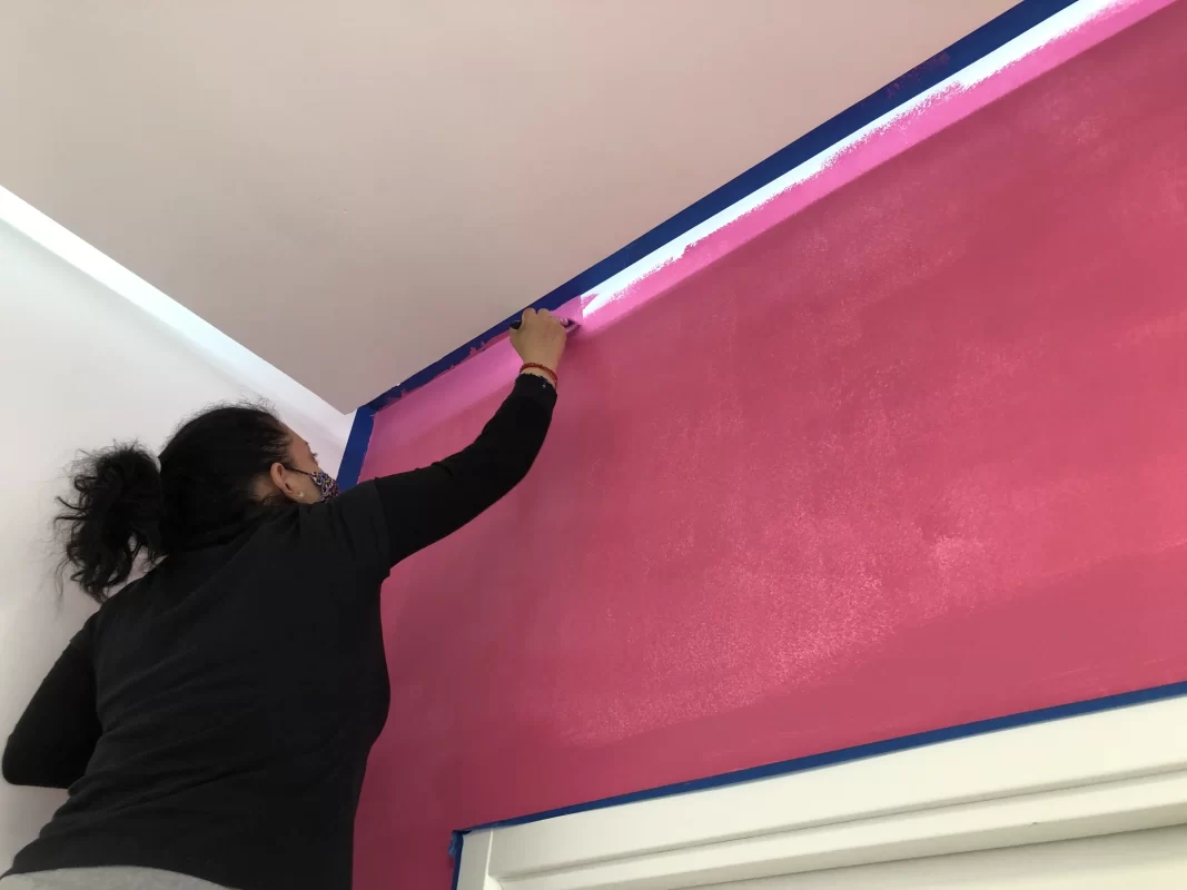 Pintura decoracion de muros.